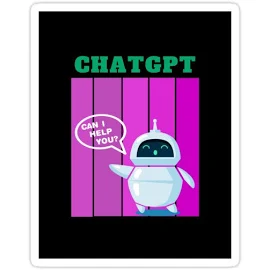 Chat Gpt Design :the Intelligent Choice Sticker | Redbubble Cats Sticker