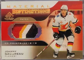 Johnny Gaudreau 20/21 Ud Sp Game Used Material Distinctions Patch /25