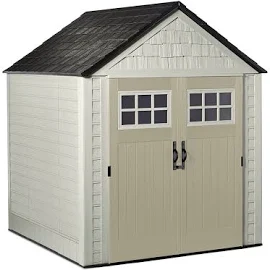 Rubbermaid 7x7 ft Durable Weather Resistant Resin Outdoor Storage Shed