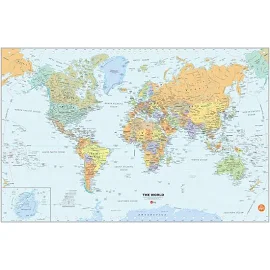 WallPops World Dry Erase Map