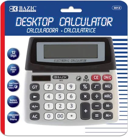 BAZIC Desktop Calculator