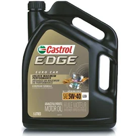 Castrol EDGE 5W40 Synthetic Motor Oil, 5-L