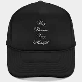 Very Demure Very Mindful Logo Script Hat