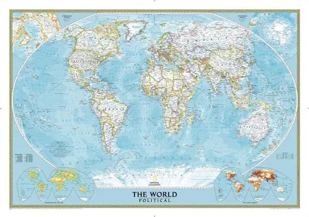 World Classic Wall Map (Tubed)
