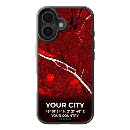 Gao, Mali City Map Phone Case