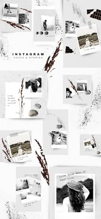 Instagram Posts & Stories - Natural by Creativefolks | Creative Market