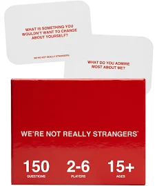 We're Not Really Strangers Card Game