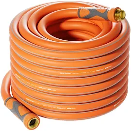 DRINCOSH Garden Hose 50 ft x 5/8" Flexible Garden Hose Ultra Durable Water Hose Lightweight Garden Hose w/Swivel Grip Handle All-Weather Outdoor