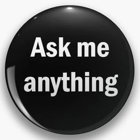 Ask Me Anything Reddit Pin - Redbubble