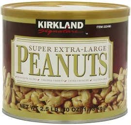 Kirkland Signature Super Extra Large Peanuts 40 oz