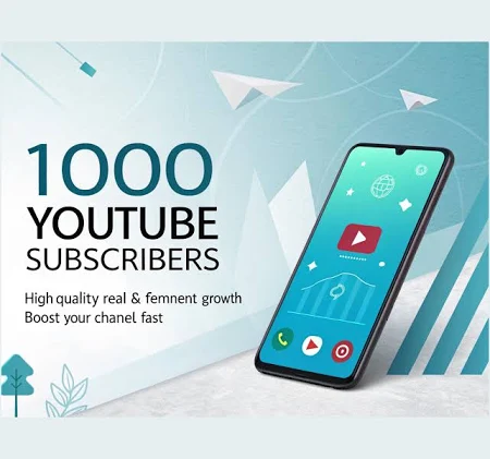 1000 YouTube Subscribers | High Quality, Real & Permanent Growth | Boost Your Channel Fast