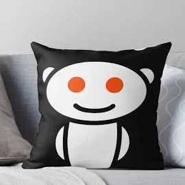 Reddit Logo Classic reddit Throw Pillow