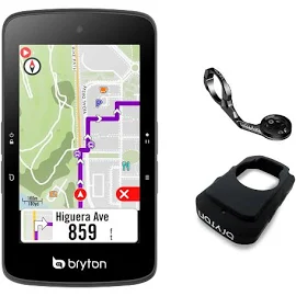 Bryton Rider S800 3.4 inch Color LCD Touchscreen GPS Bike/Cycling Computer Offline USA Map, Compatible with Bike RADAR, 36hrs Long Battery Life, Navig