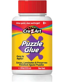 Cra-Z-Art Puzzle Glue 4.5 oz. with Spreader