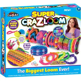 Cra Z Art Cra-Z-loom Super Cra-Z-Loom W New Neon Bands EZ236617