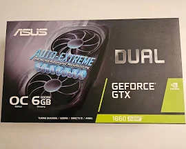 Asus Dual Geforce Gtx 1660 Super Oc 6gb, Nvidia 1660s, Brand - Missing