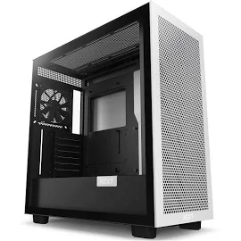 NZXT - H7 Flow ATX Mid-Tower Case - White