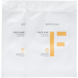 ZitSticka Face Map Surface Area Extraction Patches