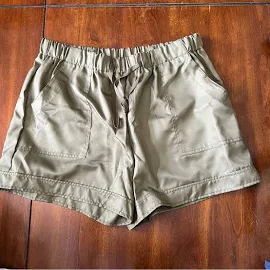 Temu Drawstring Shorts | Color: Green | Size: 12 | Jenryan8's Closet