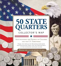 50 State Quarters Map [Book]