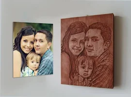 CUSTOM wood carving 3D Family wood Portrait personalized engraved photo for Wedding Anniversary Birthday special gift
