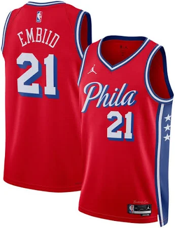 Nike NBA Jersey Basketball Vest SW Fan Edition Men Philadelphia 76 21 limited