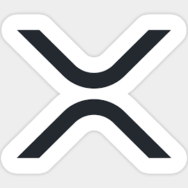 New Xrp Logo Sticker