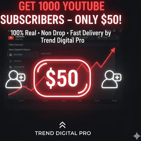 1000 YouTube Subscribers | Real & Organic Growth