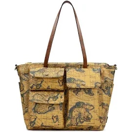 Patricia Nash Sorlana Travel Tote - European Map