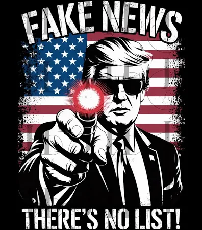 Trump Fake News PNG: Political Clipart (Digital Download)