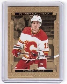 2022-23 Upper Deck Tim Hortons Gold Etchings Johnny Gaudreau Calgary