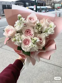 Flower Bouquet Vancouver Half Dozen Rose / Hot Pink