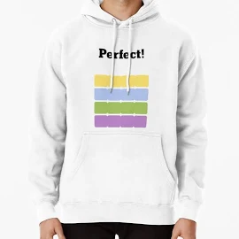 New York Times Connections Perfect! wordle Pullover Hoodie