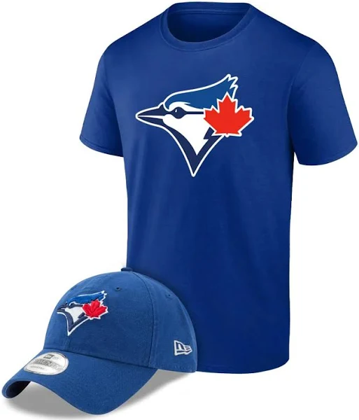 Blue Jays Men's Adjustable Cap & T-Shirt Combo Pack
