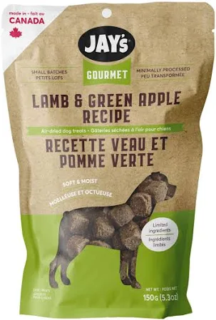 Jay's Gourmet Lamb & Green Apple Recipe Dog Treats