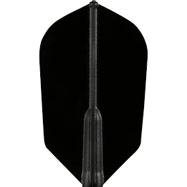 Cosmo Darts 6 Pack Fit Flight - Slim Dart Flight (Black)