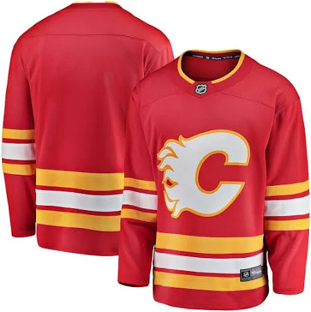 Fanatics Men's Calgary Flames Breakaway Home Jersey