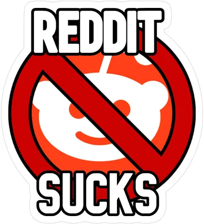 Reddit Sucks Reddit Sticker - Redbubble