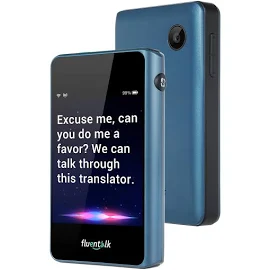 Fluentalk by Timekettle, T1 Mini Language Translator Supports 40 Languages and Photo Translation, Instant Translator Device No WiFi Needed for