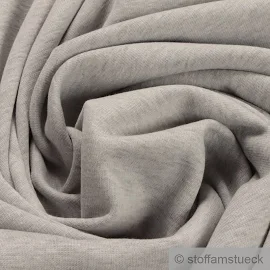 Fabric Cotton Polyester Elastane Alps Sweat Jersey light grey fluffy soft