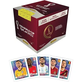 FIFA World Cup Panini 2022 Qatar Soccer Sticker Box [50 Packs]