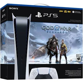 PlayStation 5 Console - Digital Edition - God of War Ragnarök Bundle