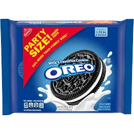 Oreo Cookies, Sandwich, Chocolate, Party Size! - 1 lb 9.5 oz (723 g)