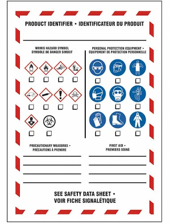 Accuform Signs Product Identifier Data Label lzw305