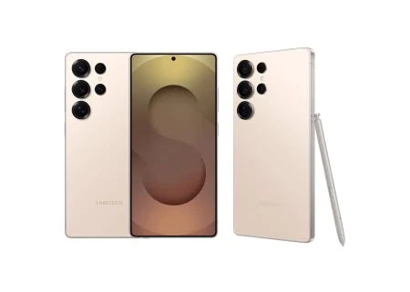 SAMSUNG Galaxy S25 Ultra 256GB - Titanium Gold - Unlocked-Brand New- In Pink