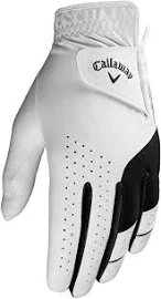 Callaway Men's Weather Spann Golf Glove, Cadet Medium/Large, White