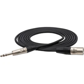 Hosa HSX-010 REAN 1/4" TRS to XLR3M Pro Balanced Interconnect Cable 10 Feet