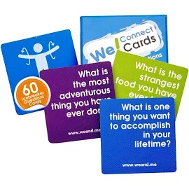 We! Connect Cards Icebreaker Questions Trust Building Games Teambuilding Activit