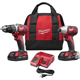 Milwaukee M18 Cordless Combination Kit, 18.0 Voltage, Number of Tools 2 Model: 2691-22