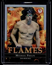 2024 Topps Chrome U.s. Olympic And Paralympic Hopefuls Flames Michael